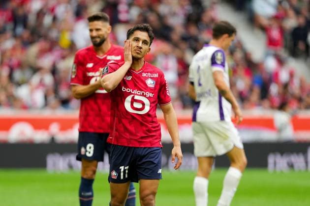 LOSC Lille v Toulouse FC - Ligue 1 McDonald s 2025 2026 11 Osame SAHRAOUI (losc) during the Ligue 1 McDonald s match between Lille and Toulouse at Stade Pierre Mauroy on September 14, 2025 in Lille, France. Lille France  Copyright: xFEPx 776348125