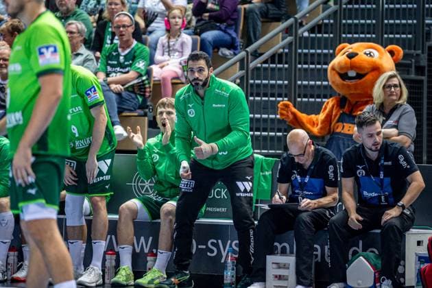 Handball Bundesliga; HSG Wetzlar - TBV Lemgo Lippe, 14.09.25 Karim Hendawy (HSG Wetzlar, 66) Handball Bundesliga; HSG Wetzlar - TBV Lemgo Lippe: Wetzlar, 14.09.25 Copyright: xBEAUTIFULxSPORTS Roeczeyx