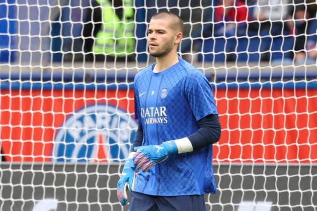 FOOTBALL : Paris Saint Germain Vs RC Lens - Ligue 1 - 14 09 2025 Lucas Chevalier (PSG) ParisFrance  Copyright: xMichtofx