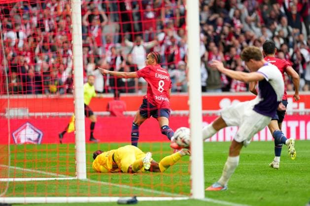LOSC Lille v Toulouse FC - Ligue 1 McDonald s 2025 2026 08 Ethan MBAPPE (losc) during the Ligue 1 McDonald s match between Lille and Toulouse at Stade Pierre Mauroy on September 14, 2025 in Lille, France. Lille France  Copyright: xFEPx 776348125