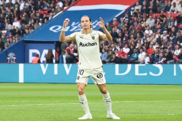 FOOTBALL : Paris Saint Germain Vs RC Lens - Ligue 1 - 14 09 2025 Florian Thauvin (RC Lens) ParisFrance  Copyright: xMichtofx