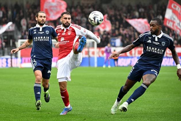 Stade Brestois 29 v Paris FC - Ligue 1 McDonald s 2025 2026 10 Romain DEL CASTILLO (sb29) - 06 OTAVIO ATAIDE (pfc) during the Ligue 1 McDonald s match between Brest and Paris at Stade Francis Le Ble on September 14, 2025 in Brest, France. Brest France  Copyright: xFEPx 776348128