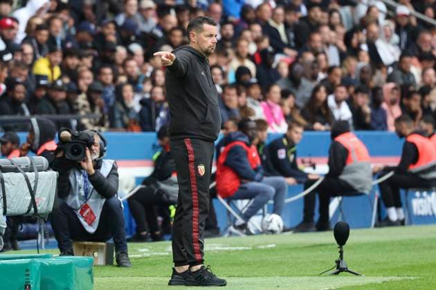 FOOTBALL : Paris Saint Germain Vs RC Lens - Ligue 1 - 14 09 2025 Pierre Sage (RC Lens) ParisFrance  Copyright: xMichtofx