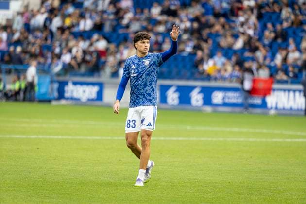 FOOTBALL : Racing Strasbourg vs Le Havre- 4eme journee. Ligue 1 Stade de la Meinau 14 09 2025 Rafael Luis 83 (RCS)  Copyright: xelyxandroxcegarrax