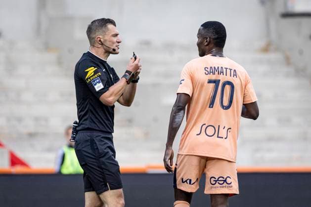 FOOTBALL : Racing Strasbourg vs Le Havre- 4eme journee. Ligue 1 Stade de la Meinau 14 09 2025 Ally Samatta 70  Copyright: xelyxandroxcegarrax