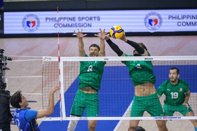 September 14, 2025, Quezon City, Manila, Philippines: Italy vs Algeria in the Pool Phase during the FIVB Mens Volleyball World Championship, WM, Weltmeisterschaft 2025 in Manila, Philippines. Italy win in 3 sets. I Quezon City Philippines - ZUMAr144 20250914_zap_r144_096 Copyright: xJaynexRussellx