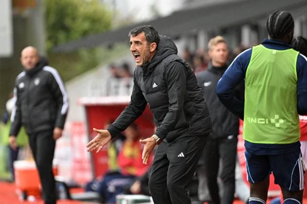 Stade Brestois 29 v Paris FC - Ligue 1 McDonald s 2025 2026 Stephane GILLI (Entraineur Paris Fc PFC) during the Ligue 1 McDonald s match between Brest and Paris at Stade Francis Le Ble on September 14, 2025 in Brest, France. Brest France  Copyright: xFEPx 776348128