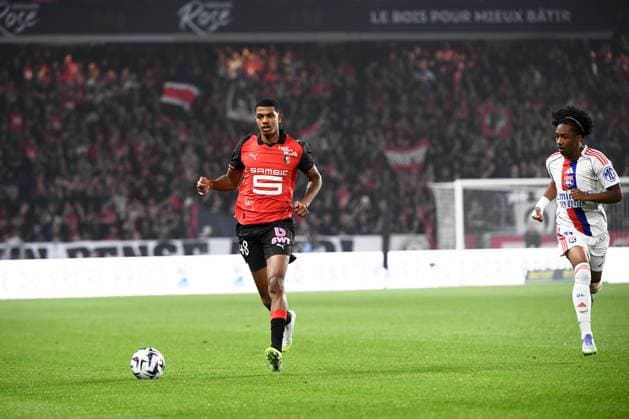 Stade Rennais FC v Olympique Lyonnais - Ligue 1 McDonald s 2025 2026 48 Abdelhamid AIT BOUDLAL (srfc) during the Ligue 1 McDonald s match between Rennes and Lyon at Roazhon Park on September 14, 2025 in Rennes, France. Rennes France  Copyright: xFEPx 776348129