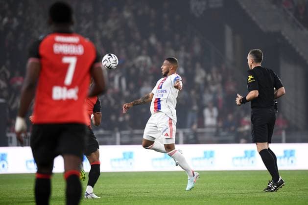 Stade Rennais FC v Olympique Lyonnais - Ligue 1 McDonald s 2025 2026 08 Corentin TOLISSO (ol) during the Ligue 1 McDonald s match between Rennes and Lyon at Roazhon Park on September 14, 2025 in Rennes, France. Rennes France  Copyright: xFEPx 776348129