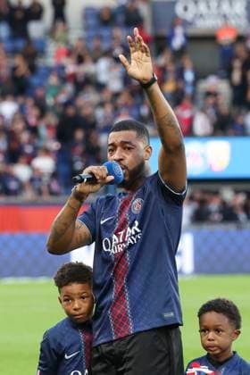 FOOTBALL : Paris Saint Germain Vs RC Lens - Ligue 1 - 14 09 2025 Hommage a Presnel Kimpembe ParisFrance  Copyright: xMichtofx