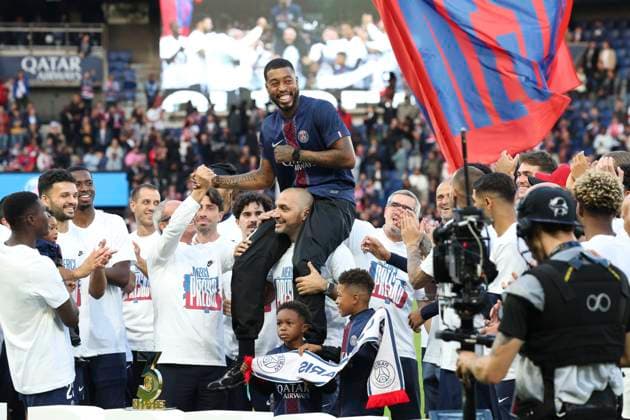 FOOTBALL : Paris Saint Germain Vs RC Lens - Ligue 1 - 14 09 2025 Hommage a Presnel Kimpembe ParisFrance  Copyright: xMichtofx
