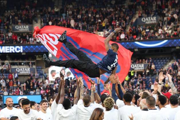 FOOTBALL : Paris Saint Germain Vs RC Lens - Ligue 1 - 14 09 2025 Hommage a Presnel Kimpembe ParisFrance  Copyright: xMichtofx
