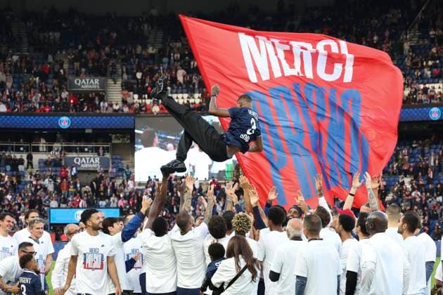 FOOTBALL : Paris Saint Germain Vs RC Lens - Ligue 1 - 14 09 2025 Hommage a Presnel Kimpembe ParisFrance  Copyright: xMichtofx