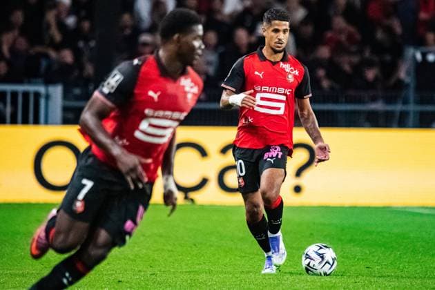 FOOTBALL : Stade Rennais vs Olympique Lyonnais - Ligue 1 - JournÃ e 4 - 14 09 2025 Ludovic Blas (Stade Rennais) RennesFrance  Copyright: xBaptistexAutissierx