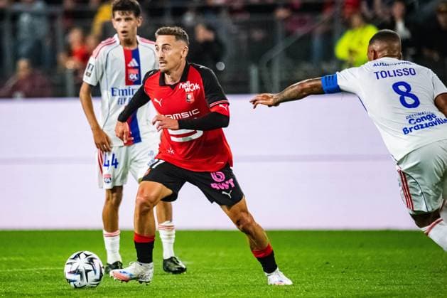 FOOTBALL : Stade Rennais vs Olympique Lyonnais - Ligue 1 - JournÃ e 4 - 14 09 2025 Valentin Rongier (Stade Rennais) RennesFrance  Copyright: xBaptistexAutissierx