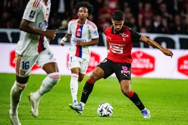 FOOTBALL : Stade Rennais vs Olympique Lyonnais - Ligue 1 - JournÃ e 4 - 14 09 2025 Ludovic Blas (Stade Rennais) RennesFrance  Copyright: xBaptistexAutissierx