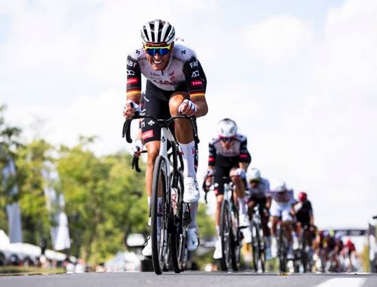September 14, 2025, Montreal, Qc, Canada: Nils Politt, of Germany, riding for the UAE Emirates, competes in the UCI Montreal Grand Prix Cycling race in Montreal on Sunday, Sept. 14, 2025. Canada News - September 14, 2025  - ZUMAc35_ 20250914_zaf_c35_106 Copyright: xChristopherxKatsarovx