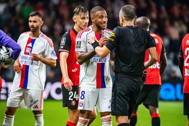 FOOTBALL : Stade Rennais vs Olympique Lyonnais - Ligue 1 - JournÃ e 4 - 14 09 2025 Corentin Tolisso (OL) RennesFrance  Copyright: xBaptistexAutissierx