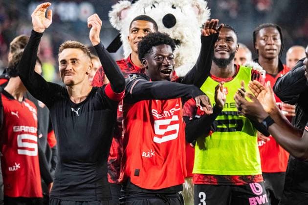 FOOTBALL : Stade Rennais vs Olympique Lyonnais - Ligue 1 - JournÃ e 4 - 14 09 2025 Mahamadou Nagida (Stade Rennais) RennesFrance  Copyright: xBaptistexAutissierx
