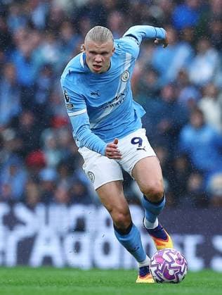Erling Haaland of Manchester City Manchester City v Manchester United, ManU Premier League, Football, Etihad Stadium, Manchester, UK - 14 Sept 2025Manchester Etihad Stadium United Kingdom EDITORIAL USE ONLY No use with unauthorised audio, video, data, fixture lists, club league logos or live services. Online in-match use limited to 120 images, no video emulation. No use in betting, games or single club league player publications.  Copyright: xMattxWest Shutterstockx 15481325dr