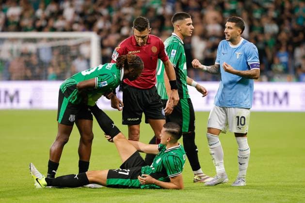September 14, 2025, Reggio Emilia, Re, Italy: Mattia Zaccagni of SS Lazio is seen during the Italian Serie A soccer match between US Sassuolo Calcio and SS Lazio at Mapei Stadium. Final score Sassuolo 1:0 SS Lazio Reggio Emilia Italy - ZUMAs197 20250914_aaa_s197_107 Copyright: xEmanuelexPennnacchiox