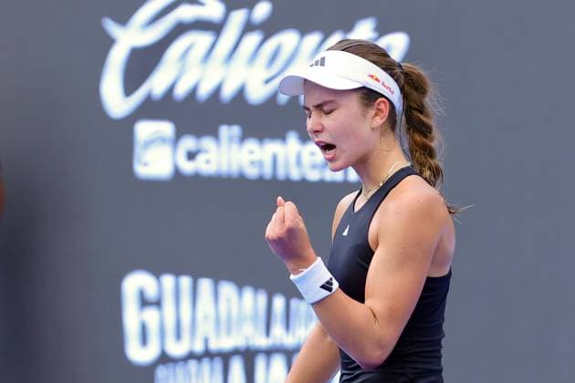 RECORD DATE NOT STATED WTA, Tennis Damen GUADALAJARA OPEN WTA GUADALAJARA OPEN ARANGO VS JOVIC 14092025 GUADALAJARA, JALISCO. Action photo of Iva Jovic of the USA during day 7 the WTA Guadalajara Open, held at the Centro Panamericano de Tenis of Guadalajara, Jalisco, Mexico. Foto de accion de Iva Jovic de Estados Unidos, durante el dia 6 del WTA Guadalajara Open, celebrado en el Centro Panamericano de Tenis de Guadalajara, Jalisco, Mexico PHOTO BY IMAGENSHOP AGENCIA FOTOGRAFICA GUADALAJARA JALISCO MEXICO Copyright: xIMAGENSHOPxAGENCIAxFOTOGRAFICAx