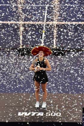 WTA, Tennis Damen GUADALAJARA OPEN WTA GUADALAJARA OPEN ARANGO VS JOVIC 14092025 GUADALAJARA, JALISCO. Action photo of Iva Jovic of the USA, during day 7 the WTA Guadalajara Open, held at the Centro Panamericano de Tenis of Guadalajara, Jalisco, Mexico. Foto de accion de Iva Jovic de Estados Unidos, durante el dia 7 del WTA Guadalajara Open, celebrado en el Centro Panamericano de Tenis de Guadalajara, Jalisco, Mexico PHOTO BY IMAGENSHOP AGENCIA FOTOGRAFICA GUADALAJARA JALISCO MEXICO Copyright: xIMAGENSHOPxAGENCIAxFOTOGRAFICAx