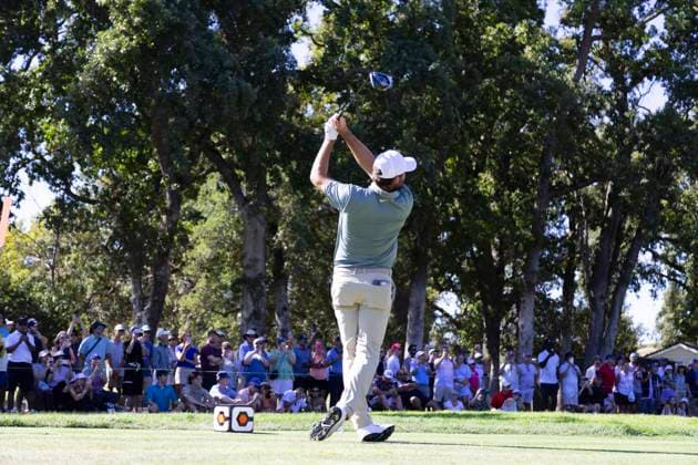 September 14, 2025, Napa, California, United States: NAPA, CA - SEPTEMBER 14: Scottie Scheffler of the United States tees off on hole 10 during the Procore Championship 2025 - Final Round at Silverado Resort on September 14, 2025 in Napa, California. Procore Championship 2025- Final Round  - ZUMAt139 20250914_aaa_t139_137 Copyright: xAlxChang IsixPhotosx