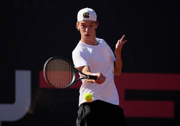 TENNIS - ATP, Tennis Herren Layjet Open BAD WALTERSDORF,AUSTRIA,15.SEP.25 - TENNIS - ATP Challenger Tour, Layjet Open. Image shows Alex Huszar (AUT).  GEPAxpictures xMichaelxRiedler