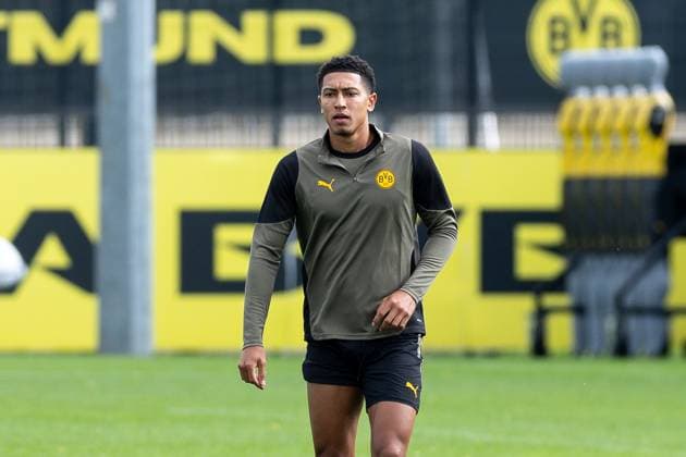 15.09.2025, Abschlusstraining zum UEFA Champions League Spiel zwischen Juventus Turin und Borussia Dortmund, Jobe Bellingham (Borussia Dortmund), Dortmund Trainingsgelände Borussia Dortmund NRW Deutschland xRHR-FOTO DEx Copyright: DennisxEwert RHR-FOTOx RHR-FOTO DE