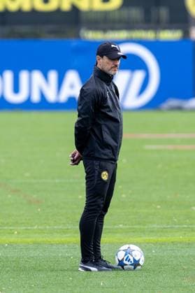 15.09.2025, Abschlusstraining zum UEFA Champions League Spiel zwischen Juventus Turin und Borussia Dortmund, Trainer Niko Kovac (Borussia Dortmund), Dortmund Trainingsgelände Borussia Dortmund NRW Deutschland xRHR-FOTO DEx Copyright: DennisxEwert RHR-FOTOx RHR-FOTO DE
