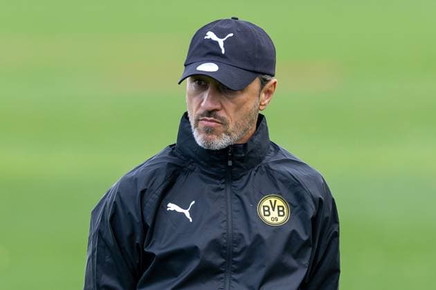 15.09.2025, Abschlusstraining zum UEFA Champions League Spiel zwischen Juventus Turin und Borussia Dortmund, Trainer Niko Kovac (Borussia Dortmund), Dortmund Trainingsgelände Borussia Dortmund NRW Deutschland xRHR-FOTO DEx Copyright: DennisxEwert RHR-FOTOx RHR-FOTO DE