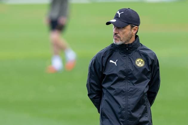15.09.2025, Abschlusstraining zum UEFA Champions League Spiel zwischen Juventus Turin und Borussia Dortmund, Trainer Niko Kovac (Borussia Dortmund), Dortmund Trainingsgelände Borussia Dortmund NRW Deutschland xRHR-FOTO DEx Copyright: DennisxEwert RHR-FOTOx RHR-FOTO DE