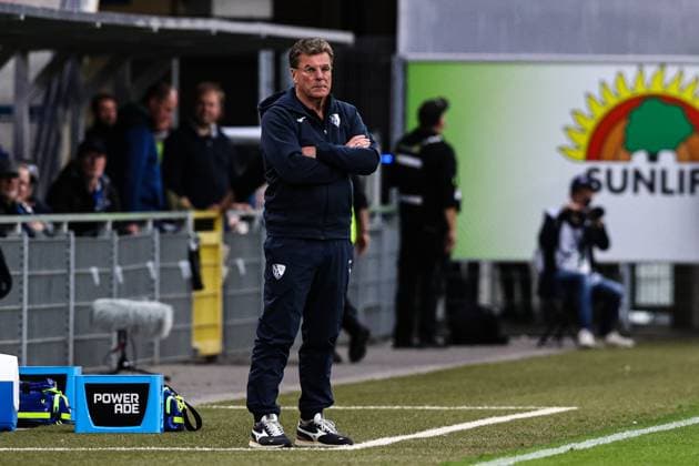 Trainer Dieter Hecking (VfL Bochum) - 2. Fußball Bundesliga Saison 2025-2026 SC Paderborn vs. VfL Bochum in der Home Deluxe Arena in Paderborn - Fußball,Mann,Männer,Deutschland,12.09.2025