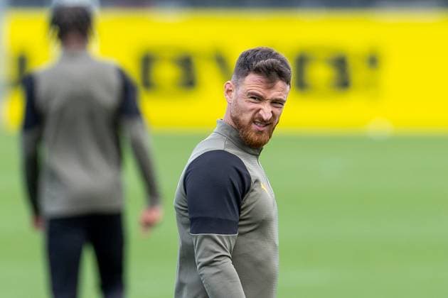 15.09.2025, Abschlusstraining zum UEFA Champions League Spiel zwischen Juventus Turin und Borussia Dortmund, Salih Özcan (Borussia Dortmund), Dortmund Trainingsgelände Borussia Dortmund NRW Deutschland xRHR-FOTO DEx Copyright: DennisxEwert RHR-FOTOx RHR-FOTO DE