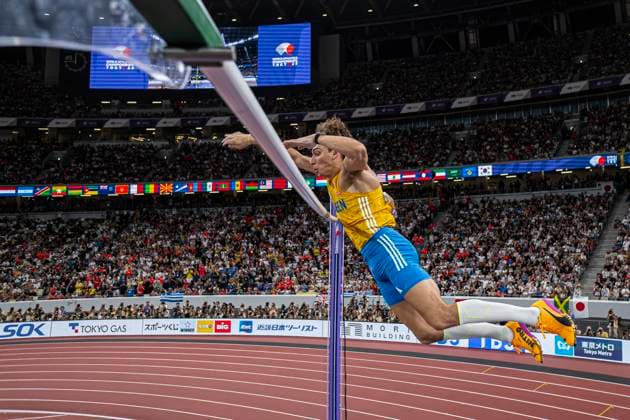 250915 Armand Duplantis of Sweden attempts to clear 6.30 meters when competing in men s pole vault final during day 3 of the 2025 World Athletics Championships on September 15, 2025 in Tokyo. Photo: Joel Marklund BILDBYRAN kod JM JM0731 bbeng friidrott athletics friidrett 2025 world athletics championships world athletics championships tokyo 25 friidrotts-vm friidretts-vm vm Sverige *** 250915 Armand Duplantis of Sweden attempts to clear 6 30 meters when competing in men s pole vault final during day 3 of the 2025 World Athletics Championships on September 15, 2025 in Tokyo Photo Joel Marklund BILDBYRAN kod JM JM0731 bbeng friidrott athletics friidrett 2025 world athletics championships world athletics championships tokyo 25 friidrotts vm friidretts vm vm Sverige  Copyright: JOELxMARKLUND BB250915JM214