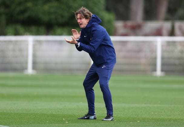 Tottenham Training 15 September 2025, Enfield - Tottenham Hotspur Training - Tottenham Hotspur manager Thomas Frank - Photo: Charlotte Wilson Offside. Enfield UK Copyright: xCharlottexWilsonx xOffsidexOffside