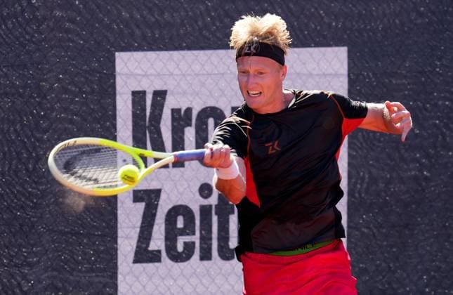 TENNIS - ATP, Tennis Herren Layjet Open BAD WALTERSDORF,AUSTRIA,15.SEP.25 - TENNIS - ATP Challenger Tour, Layjet Open. Image shows Zdenek Kolar (CZE).  GEPAxpictures xMichaelxRiedler