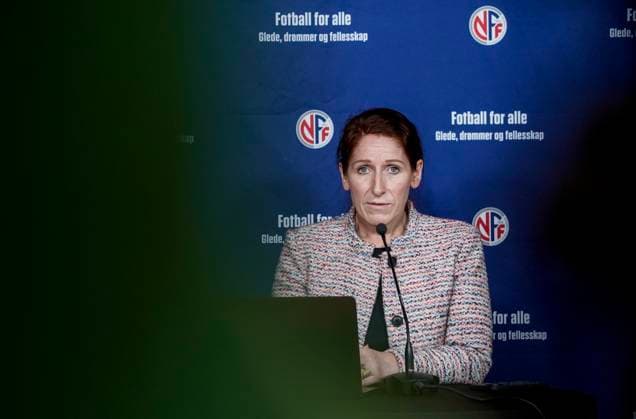 NFF Press Meeting Oslo 20250915. The Norwegian Football Association invites you to a press meeting with football president Lise Klaveness and general secretary Karl-Petter Loken. Photo: Jonas Faeste Laksekjon NTB Oslo Norway EDITORIAL USE ONLY. RESTRICTED USE FOR BETTING COMPANIES Ref:_SPOnrL5oVRV1WQ.jpg *** NFF Press Meeting Oslo 20250915 The Norwegian Football Association invites you to a press meeting with football president Lise Klaveness and general secretary Karl Petter Loken Photo Jonas Faeste Laksekjon NTB Oslo Norway EDITORIAL USE ONLY RESTRICTED USE FOR BETTING COMPANIES  Copyright: xJonasxFaestexLaksekjonx xNTBx