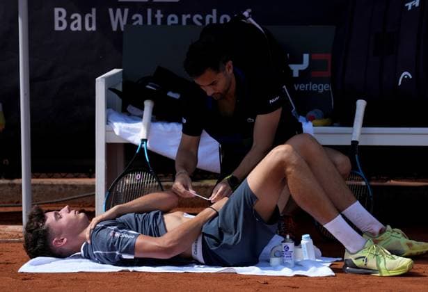 TENNIS - ATP, Tennis Herren Layjet Open BAD WALTERSDORF,AUSTRIA,15.SEP.25 - TENNIS - ATP Challenger Tour, Layjet Open. Image shows Nico Hipfl (AUT).  GEPAxpictures xMichaelxRiedler