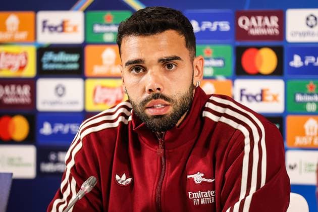 September 15, 2025, Bilbao, Spain, Spain: David RAYA of Arsenal during a Arsenal FC press conference, PK, Pressekonferenz at San Mames on September 15, 2025 in Bilbao, Spain. Marcos Calvo Bilbao Spain - ZUMAm308 20250915_zsp_m308_011 Copyright: xMatthieuxMirvillex