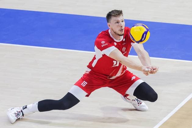 (250915) -- QUEZON CITY, Sept. 15, 2025 -- Jakub Kochanowski of Poland competes during the pool B match between Poland and Qatar at the FIVB Men s World Championship, WM, Weltmeisterschaft 2025 in Quezon City, the Philippines, on Sept. 15, 2025. ) (SP)THE PHILIPPINES-QUEZON CITY-VOLLEYBALL-FIVB MEN S WORLD CHAMPIONSHIP 2025-POL VS QAT ROUELLExUMALI 