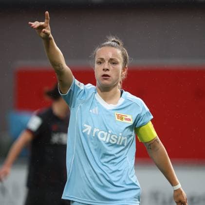 Lisa Heiseler (FCU), Leverkusen, Germany 15.09.2025, Frauen Bundesliga, 2. Spieltag, Bayer 04 Leverkusen - 1. FC Union Berlin.
