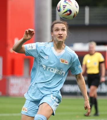 Sophie Weidauer (FCU), Leverkusen, Germany 15.09.2025, Frauen Bundesliga, 2. Spieltag, Bayer 04 Leverkusen - 1. FC Union Berlin.