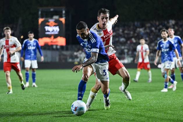 CALCIO - Serie A - Como 1907 vs Genoa CFC Lucas da Cunha of Calcio Como in action during the Italian Serie A football match between Calcio Como and Genoa CFC on 15 of September 2025 at the Giuseppe Senigallia stadium in Como, Italy Como Italy  Copyright: xIPAxSport ABACAx