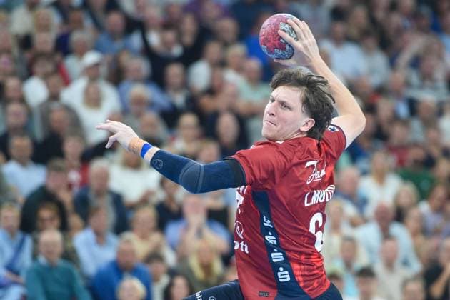 Handball I Herren I Saison 2025-2026 I Bundesliga I 4. Spieltag I SG Flensburg-Handewitt - TSV Hannover-Burgdorf I 15.09.2025 Lasse Möller (64, SG Flensburg-Handewitt) Copyright: xLobeca JanxKirschnerx
