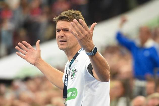 Handball I Herren I Saison 2025-2026 I Bundesliga I 4. Spieltag I SG Flensburg-Handewitt - TSV Hannover-Burgdorf I 15.09.2025 Christian Prokop (Trainer, TSV Hannover-Burgdorf) Copyright: xLobeca JanxKirschnerx