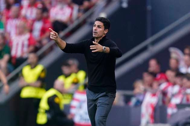 ESP: Athletic Club v Arsenal FC. La Liga EA Sports. UEFA Champions League. Matchday 1. Arsenal FC head coach Mikel Arteta during the UEFA Champions League match, between Athletic Club de Bilbao and Arsenal FC, matchday 1, played at San Mames Stadium on September 16, 2025 in Bilbao Spain. kpng Copyright: xSergioxRuizx xPRESSINx PS_250916_ATH_ARS_2526_005