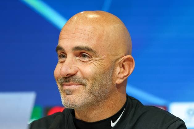 Enzo Maresca (FC Chelsea, Cheftrainer) bei der Pressekonferenz, GER, Internationale Pressekonferenz, FC Chelsea, Fussball, UEFA Champions League, Liga-Phase, 1. Spieltag, Saison 2025 2026, 16.09.2025, GER, Internationale Pressekonferenz, FC Chelsea, Fussball, UEFA Champions League, Liga-Phase, 1. Spieltag, Saison 2025 2026, 16.09.2025 Muenchen Copyright: xEibner-Pressefoto JennixMaulx EP_JML