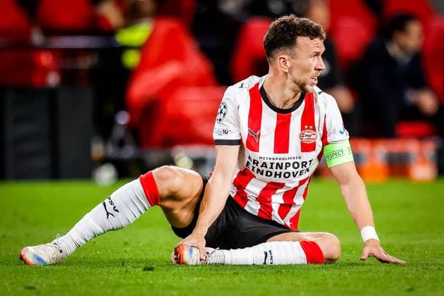 EINDHOVEN , 16-09-2025 , Philips Stadium , season 2025 2026 , UEFA Champions League football , league phase, match between PSV and Union SG , picture shows PSV player Ivan Perisic PSV - Union SG  x31054109x Copyright: